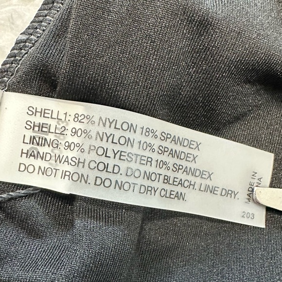 Temp Me Elegant Black One-Piece Swimsuit with Mesh Insert - Picture 14 of 15